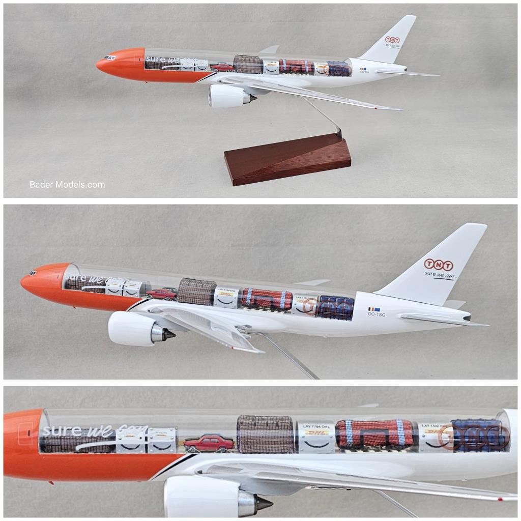 TNT - B777-200F - (1:144) - 180° Clear Top